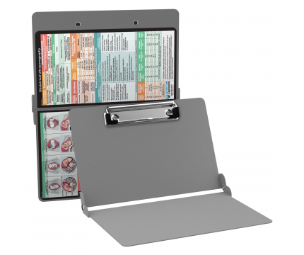 WhiteCoat Clipboard® - Silver OB Ultrasonography Edition